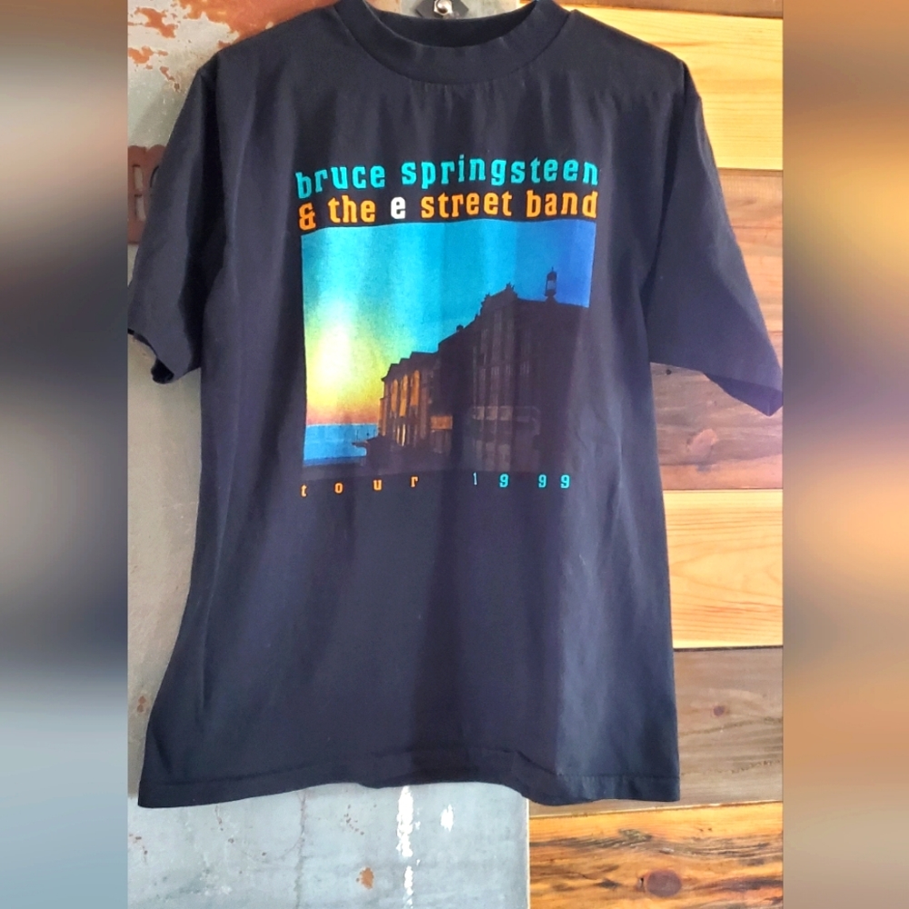Vintage 90s Bruce Springsteen 1999 Tour T-Shirt - Excellent condition.